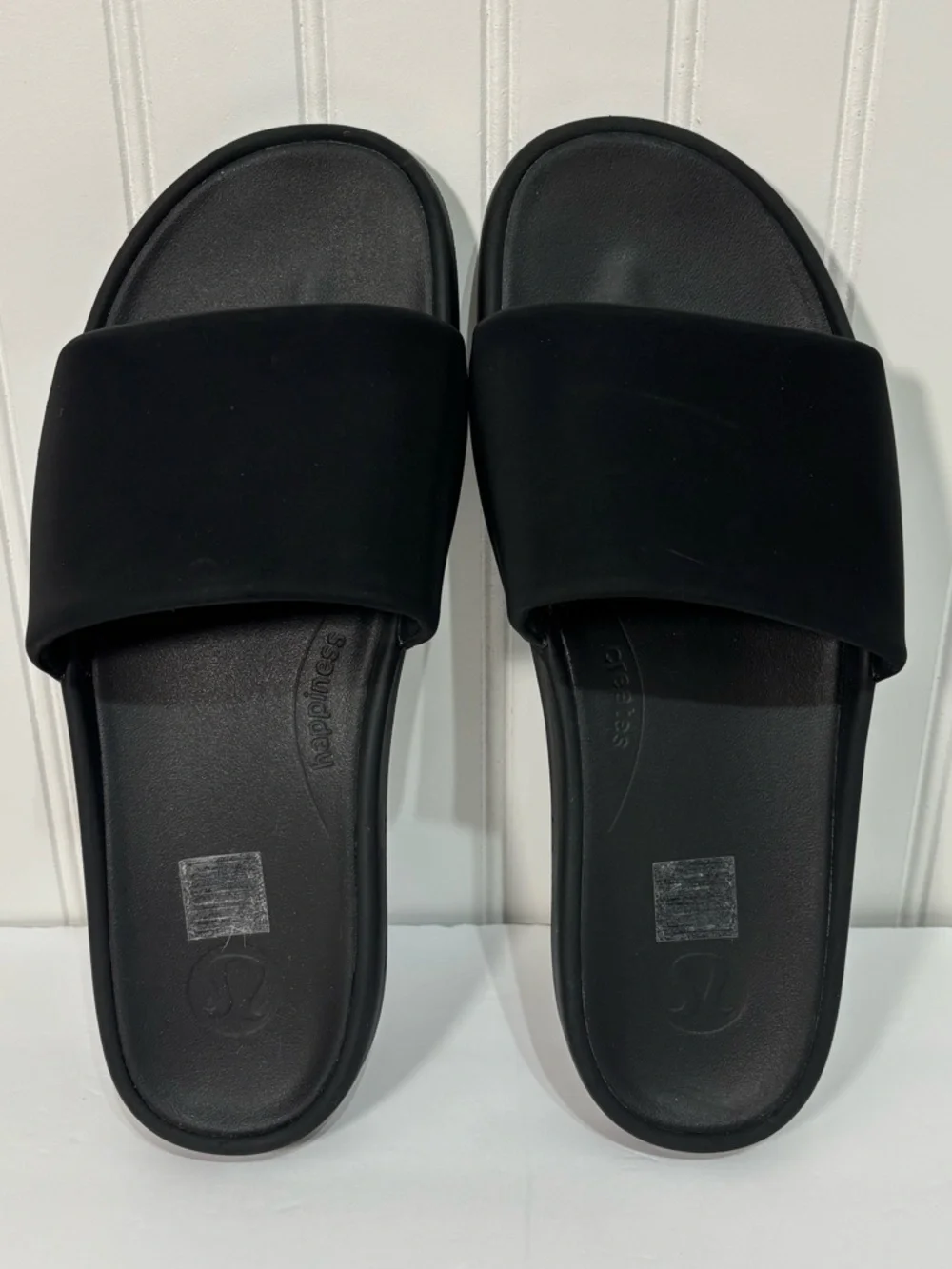 Lululemon Restfeel Slide Sandals Black Women’s Size 11 Comfort Slides - Picture 9 of 14